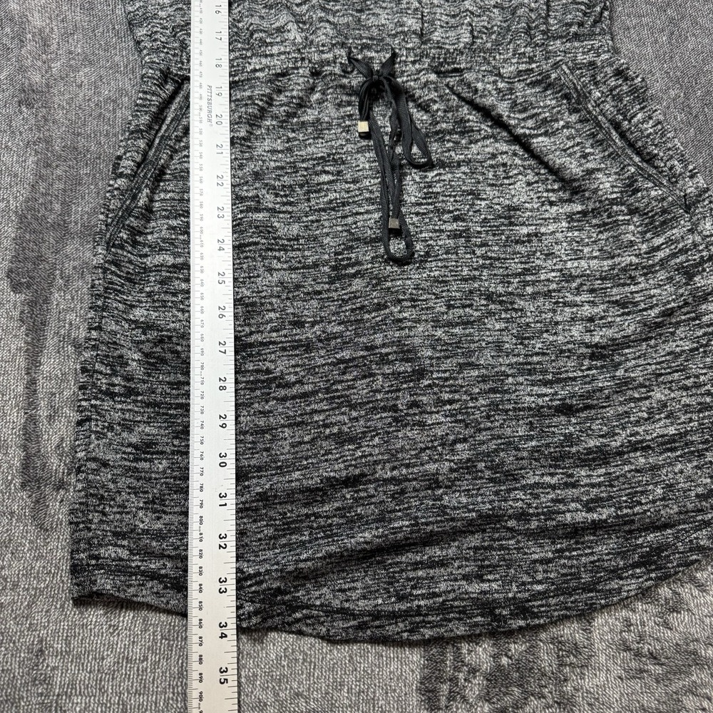 Lou & Grey Womens Size Small Dress Gray Heathered Drawstring Waist‎ Casual Comfy - Picture 4 of 11